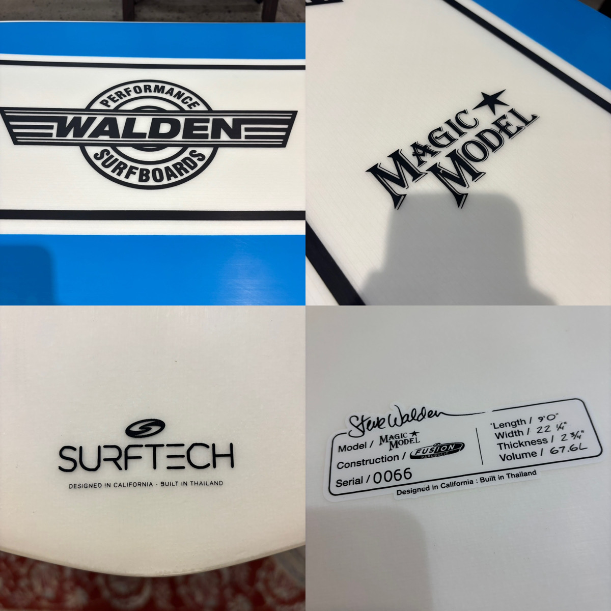 Walden Surfboards / MAGIC MODEL 9`0 SURFTECH