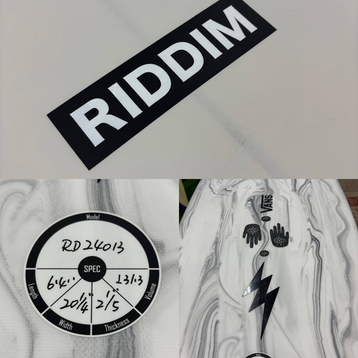 RIDDIM SURFBORDS / TWINZER 6`4