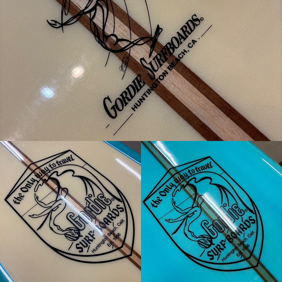 GORDIE /  9`8 LIZARD Shaped by Duane Gordon