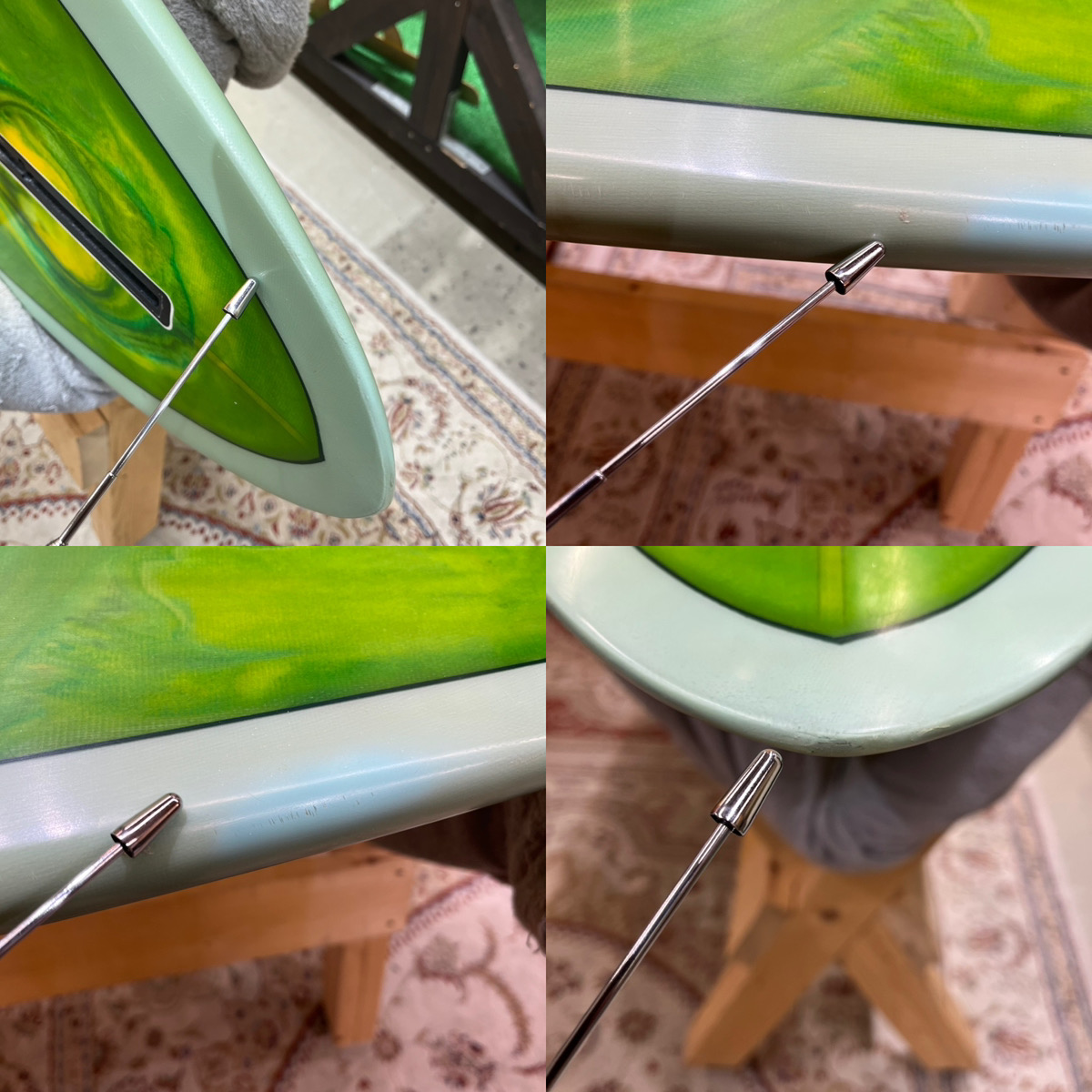 JOEL TUDOR SURFBOARD / 6`1 Good Karma Shaped By Stu Keison