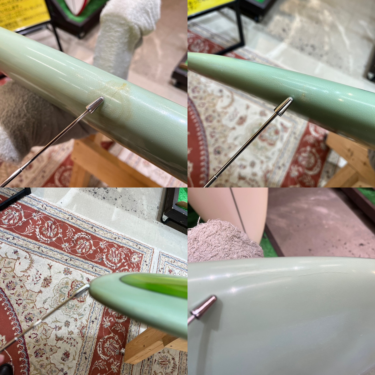 JOEL TUDOR SURFBOARD / 6`1 Good Karma Shaped By Stu Keison