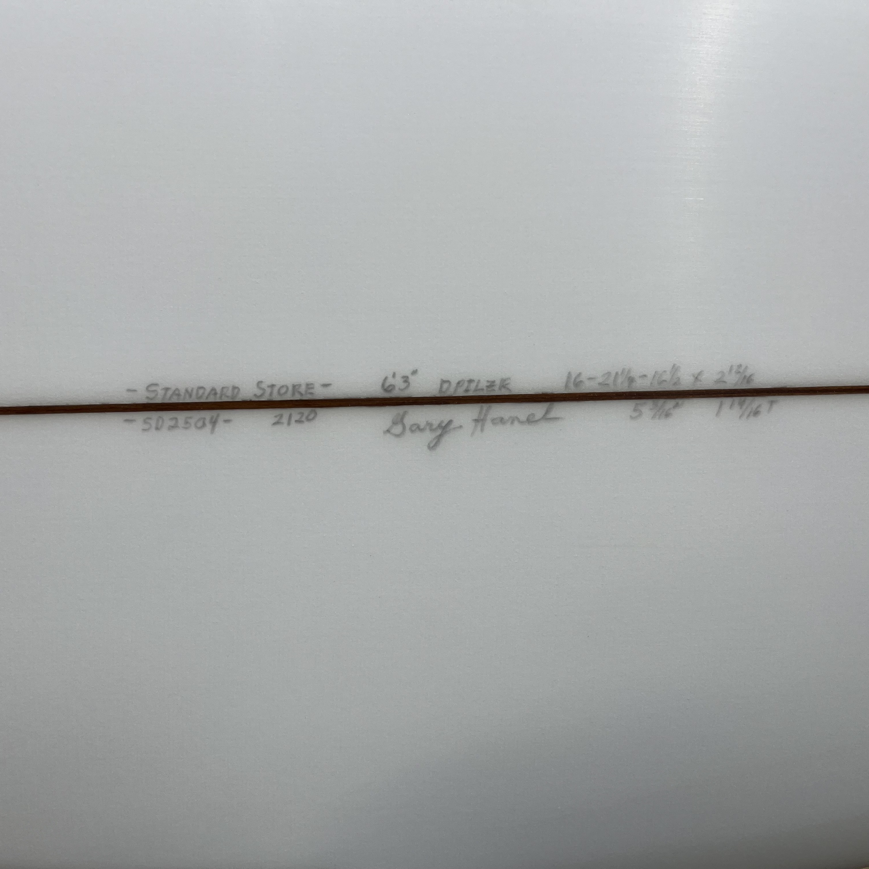 GARY HANEL / DIET PILZER 6`3