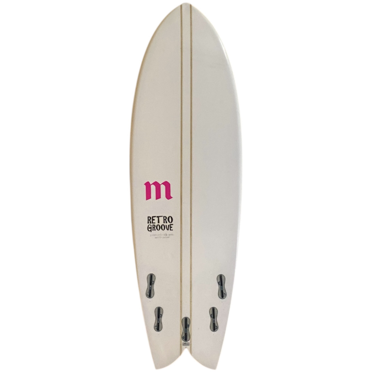 Retro Groove Surfboards / MOON SLAP DOUBLE STRINGER FISH 5`6