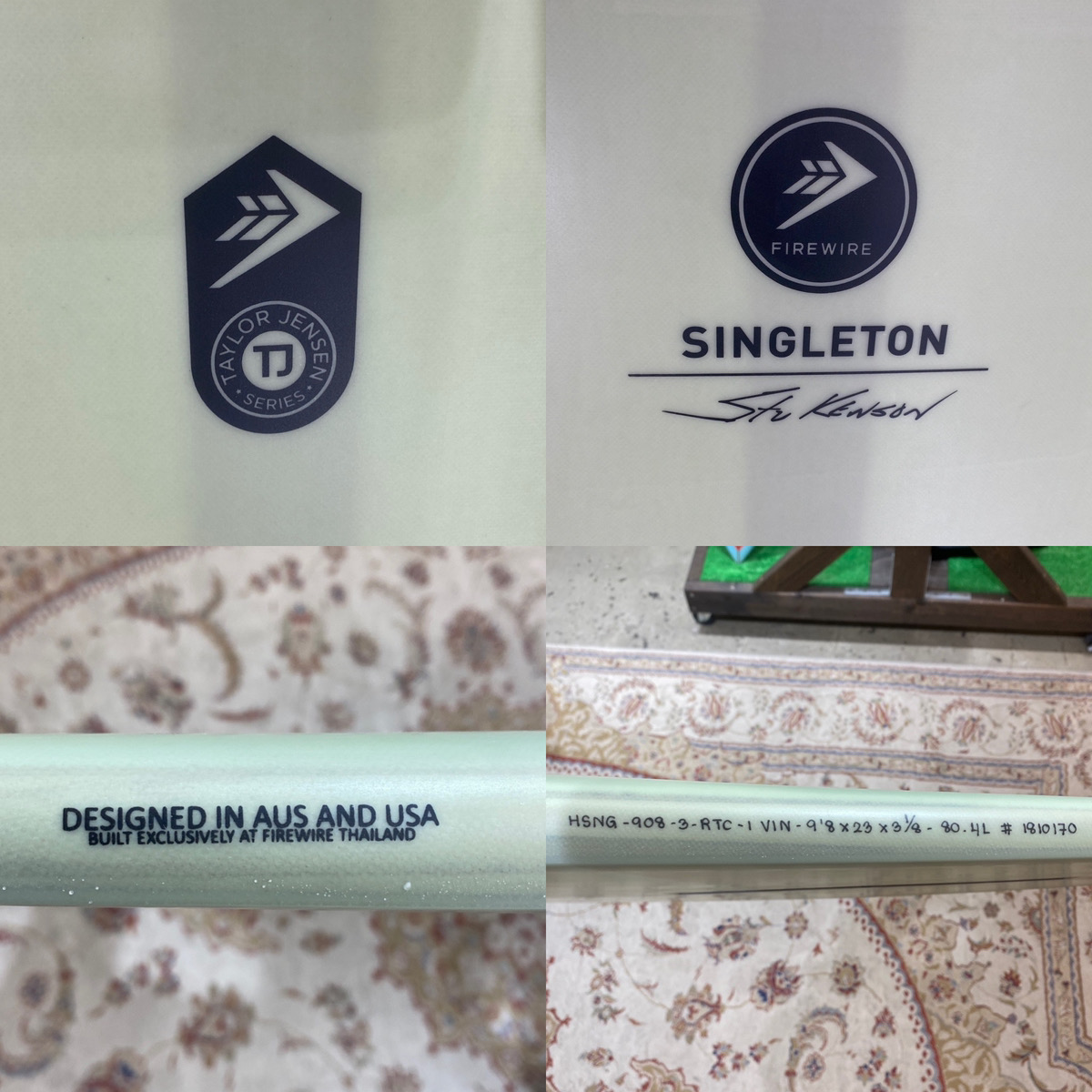 FIREWIRE SURFBOARD / 9`8 SINGLETON