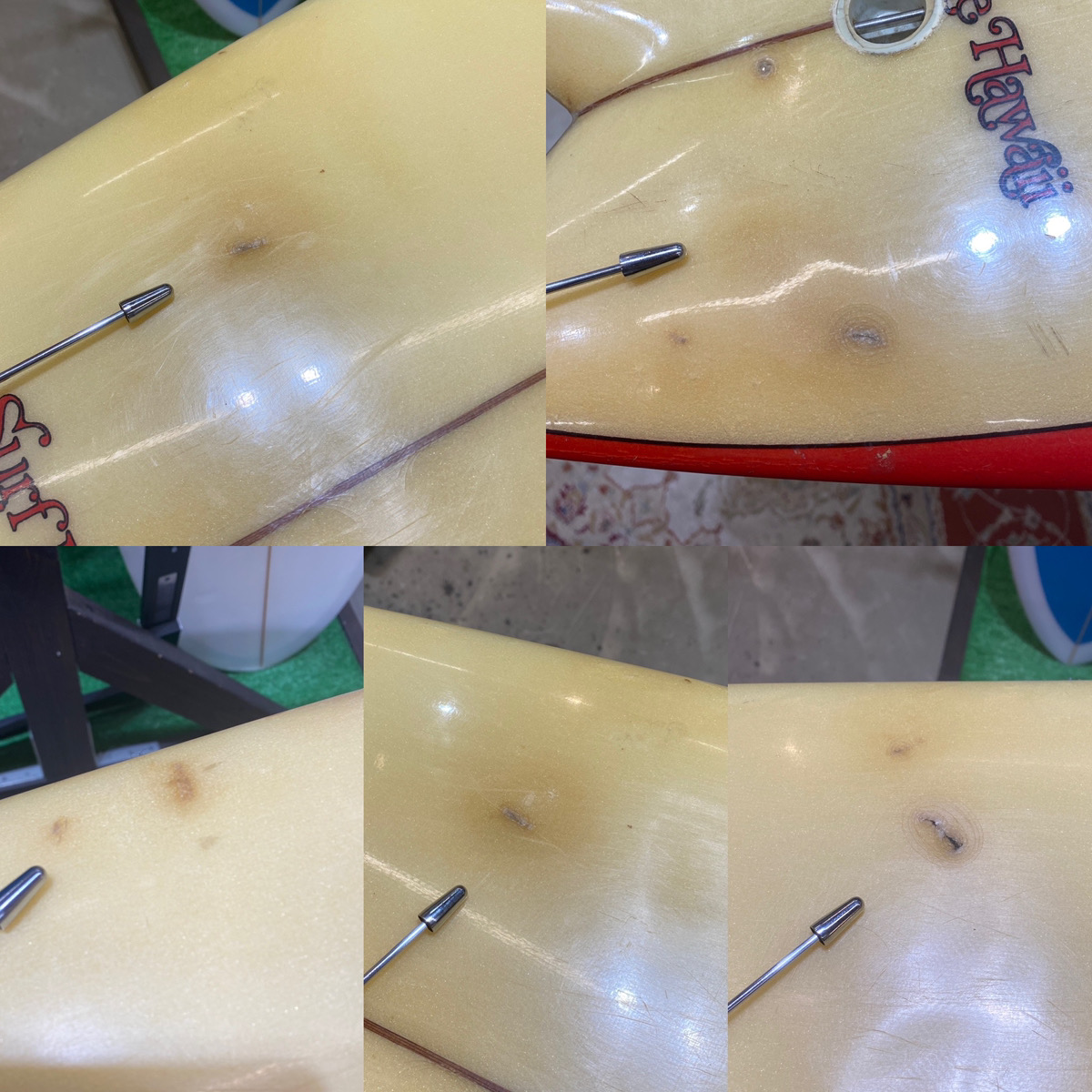 Surf Line Hawaii Ben Aipa  / 70`S Vintage Twin Swallow 6`6 Shaped by Ben Aipa