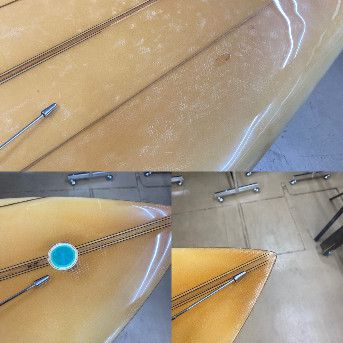 GERRY LOPES /  70`S Vintage 8`4 SEMI GUN Shapes by Yoshinori Ueda