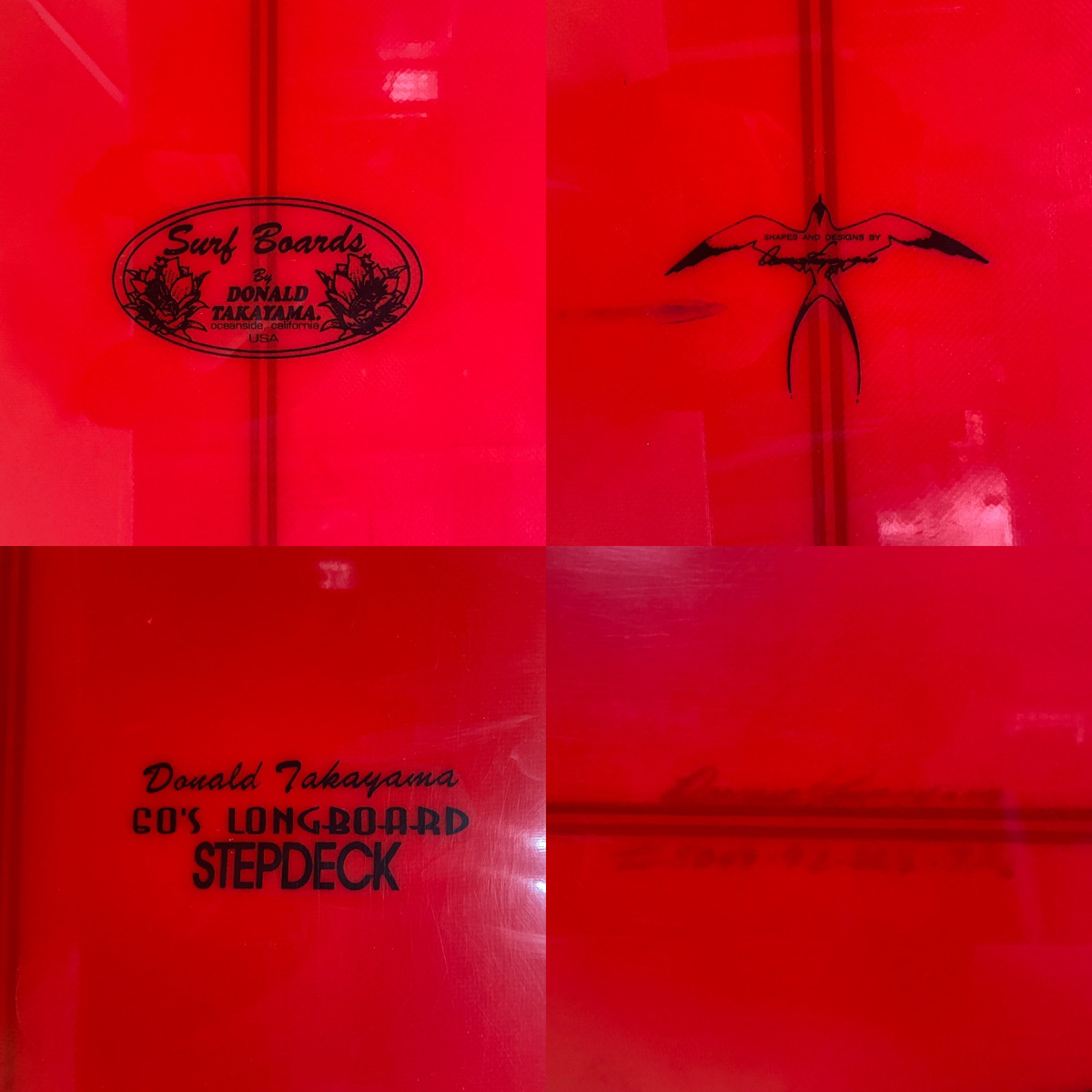 HAWAIIAN PRO DESIGNS / 9`2 STEP DECK Shaped By Donald Takayama