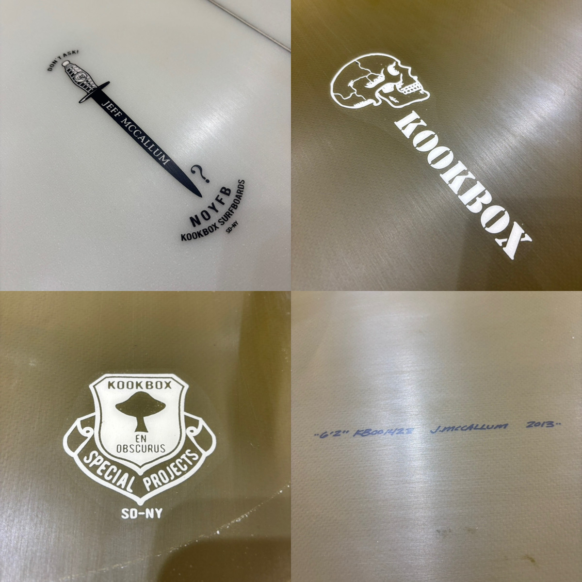 KOOKBOX / 6`2 DT QUAD Shaped by Jeff Maccllum