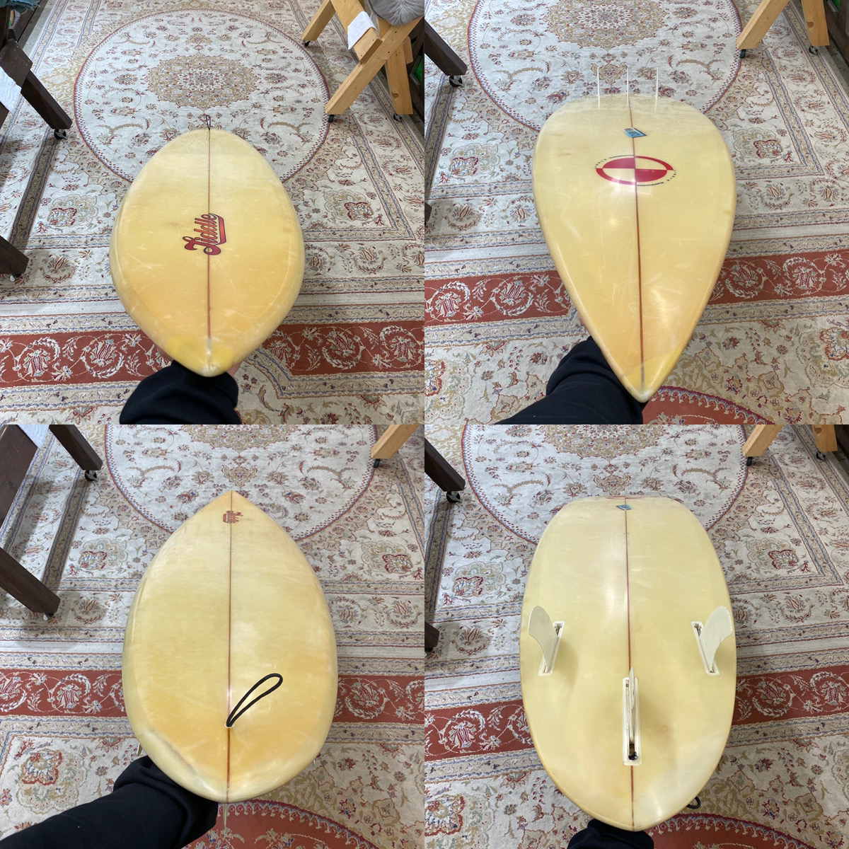 Liddle /   80`S  Vintage 6`10 Thruster Shaped by GREG LIDDLE