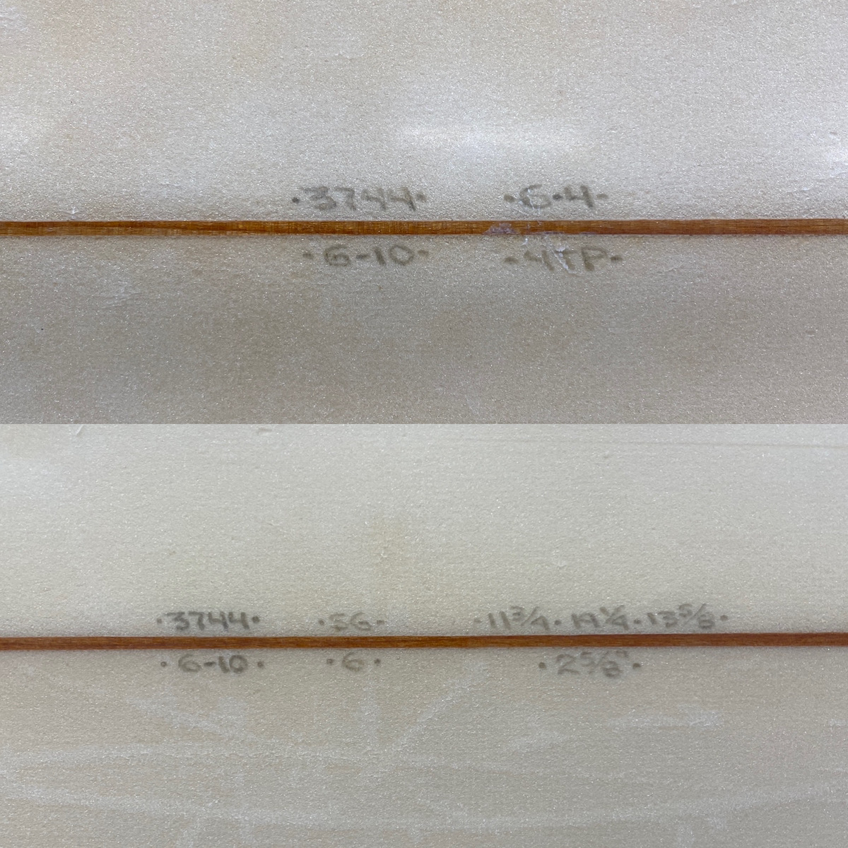 Liddle /   80`S  Vintage 6`10 Thruster Shaped by GREG LIDDLE