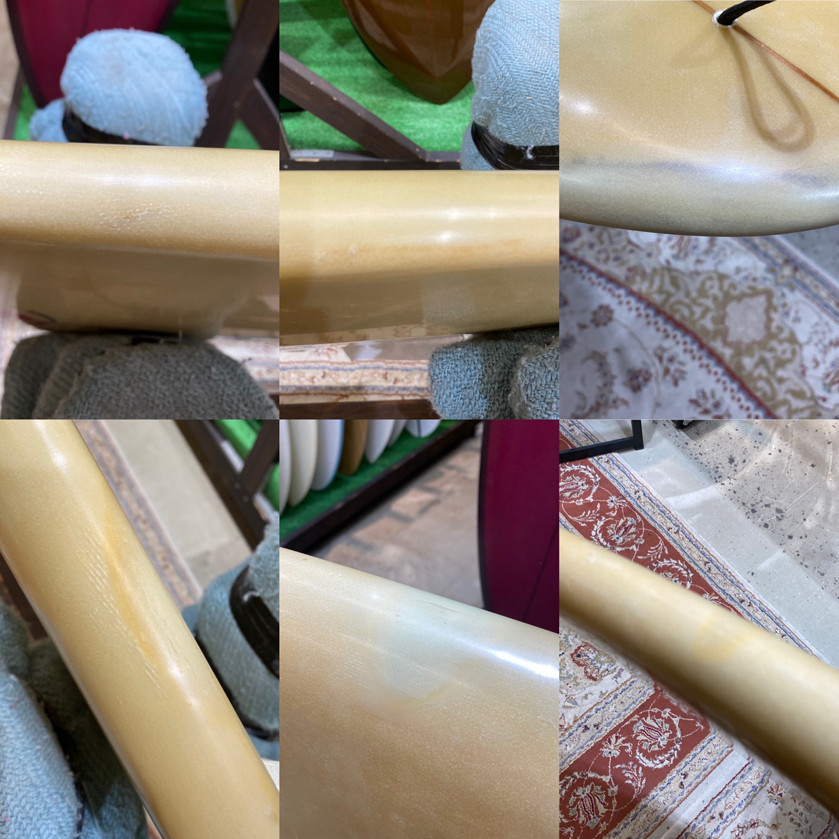 Liddle /   80`S  Vintage 6`10 Thruster Shaped by GREG LIDDLE