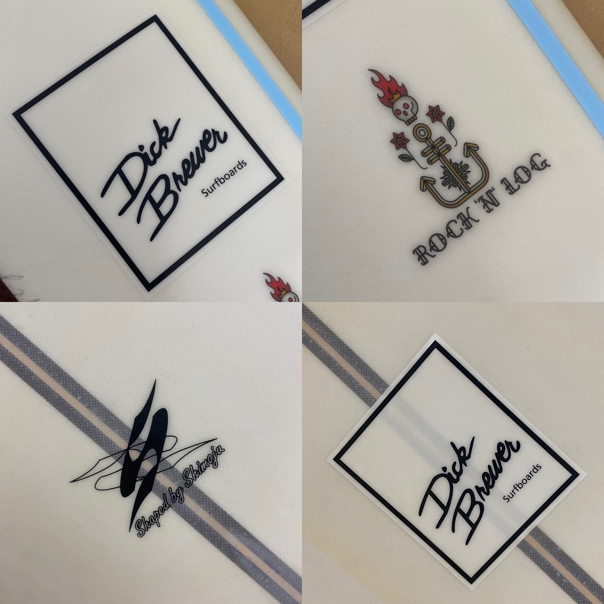 DICK BREWER / 9`6  BBS CUSTOM Shaped by SHIMOJU