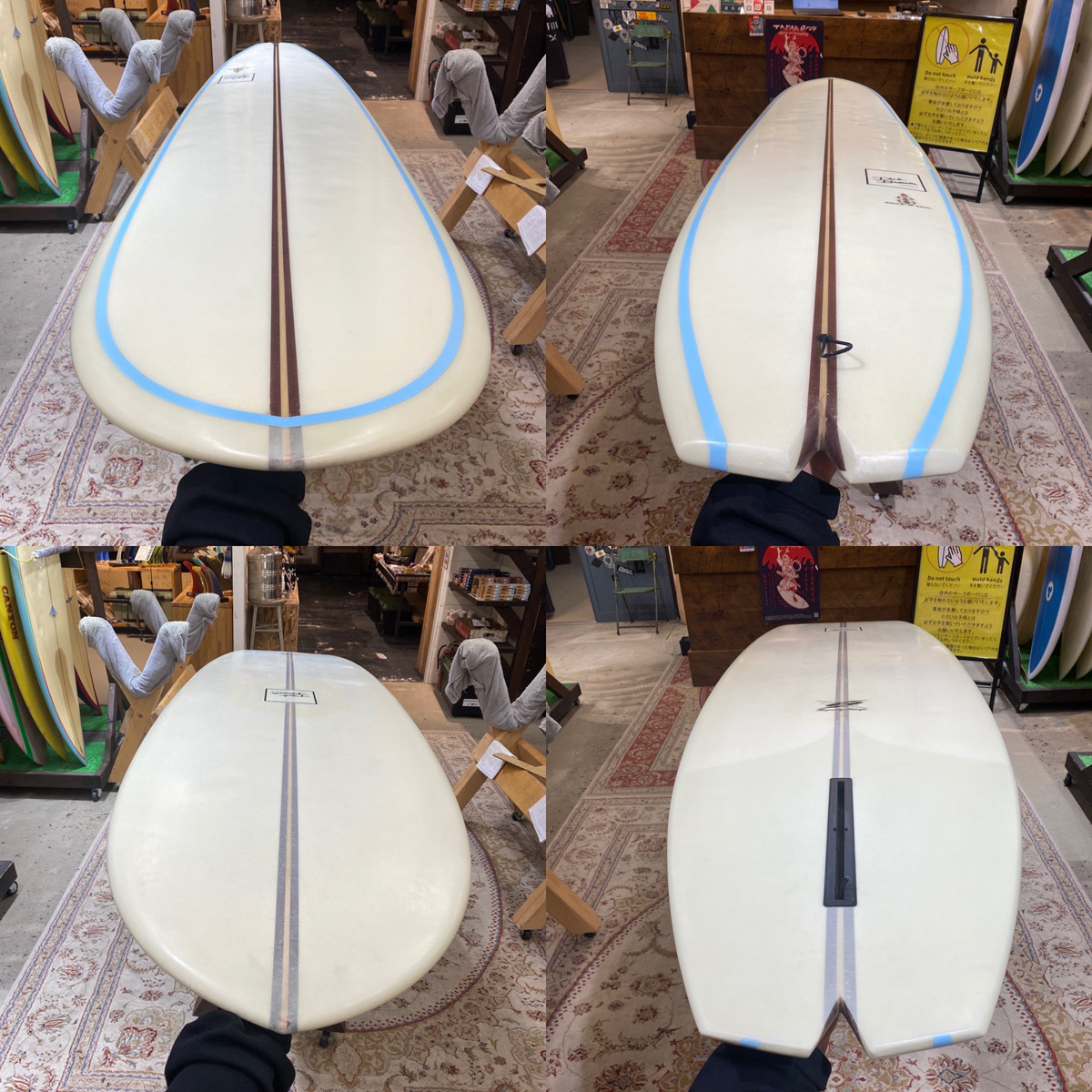 DICK BREWER / 9`6  BBS CUSTOM Shaped by SHIMOJU