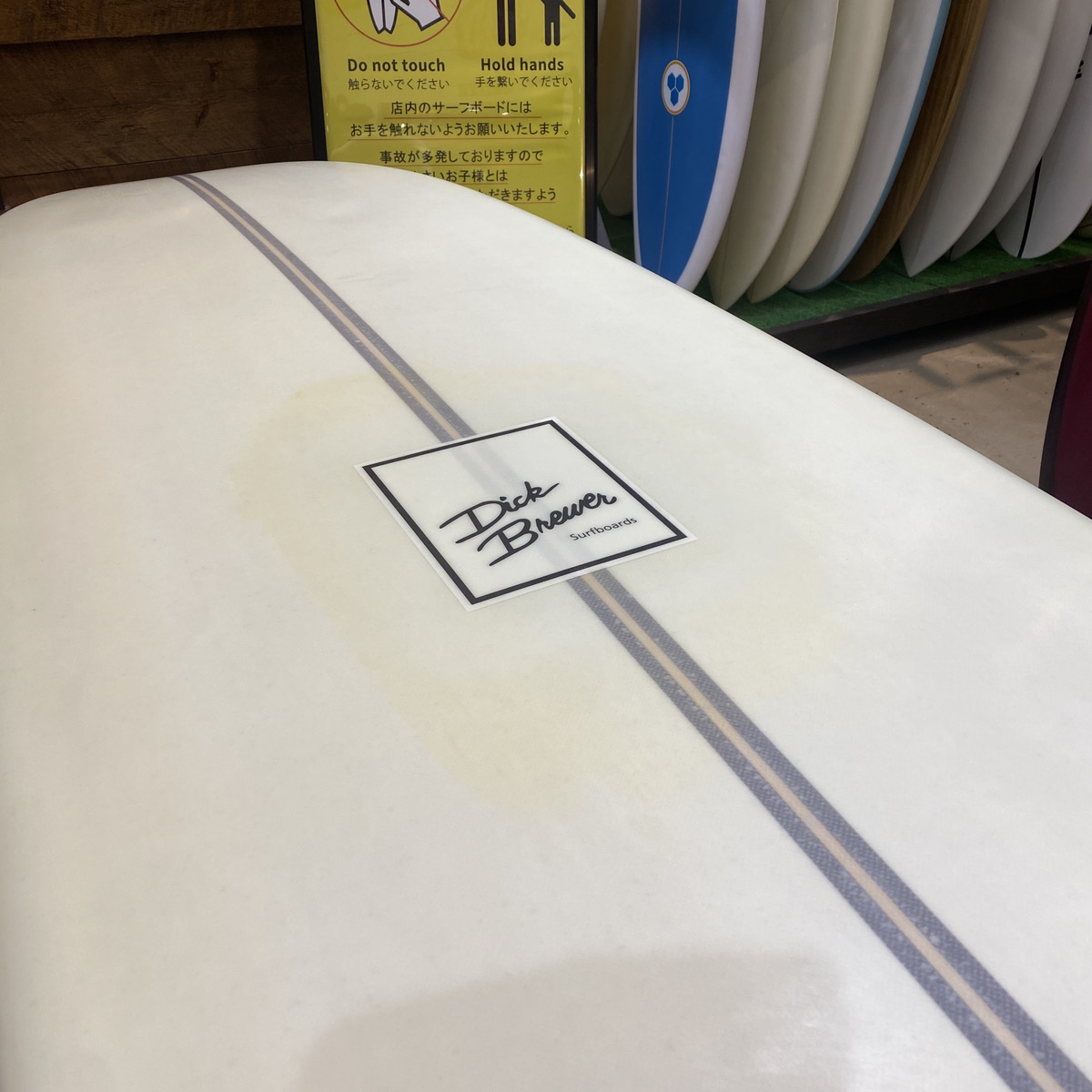 DICK BREWER / 9`6  BBS CUSTOM Shaped by SHIMOJU