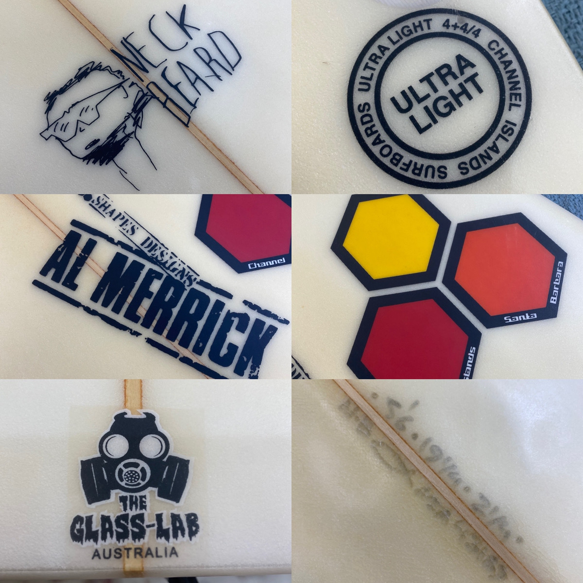 CHANNEL ISLANDS / 5'6 NECK BEARD