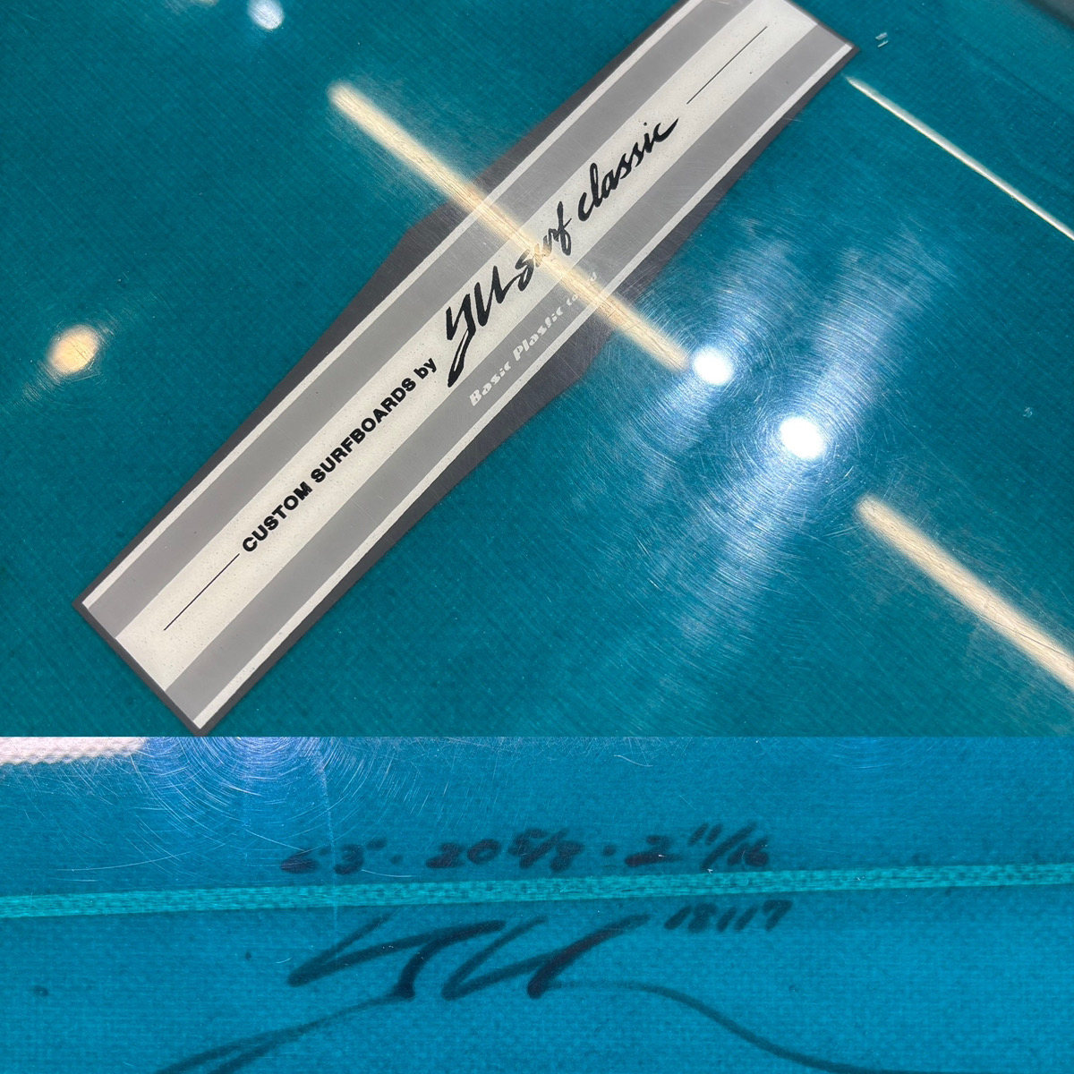 YU SURF CLASSIC / 6'3 WING SWALLOW SINGLE shaped by YU