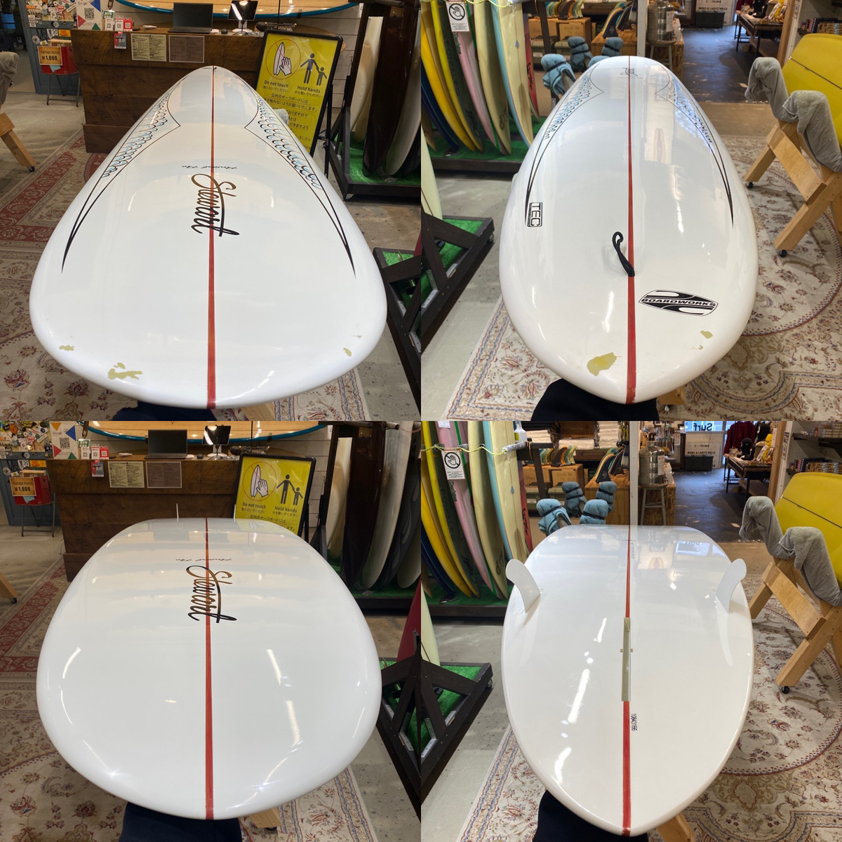 STEWART / PIN TAIL PRO 9`0 BOARDWORK社製（モールドボード）