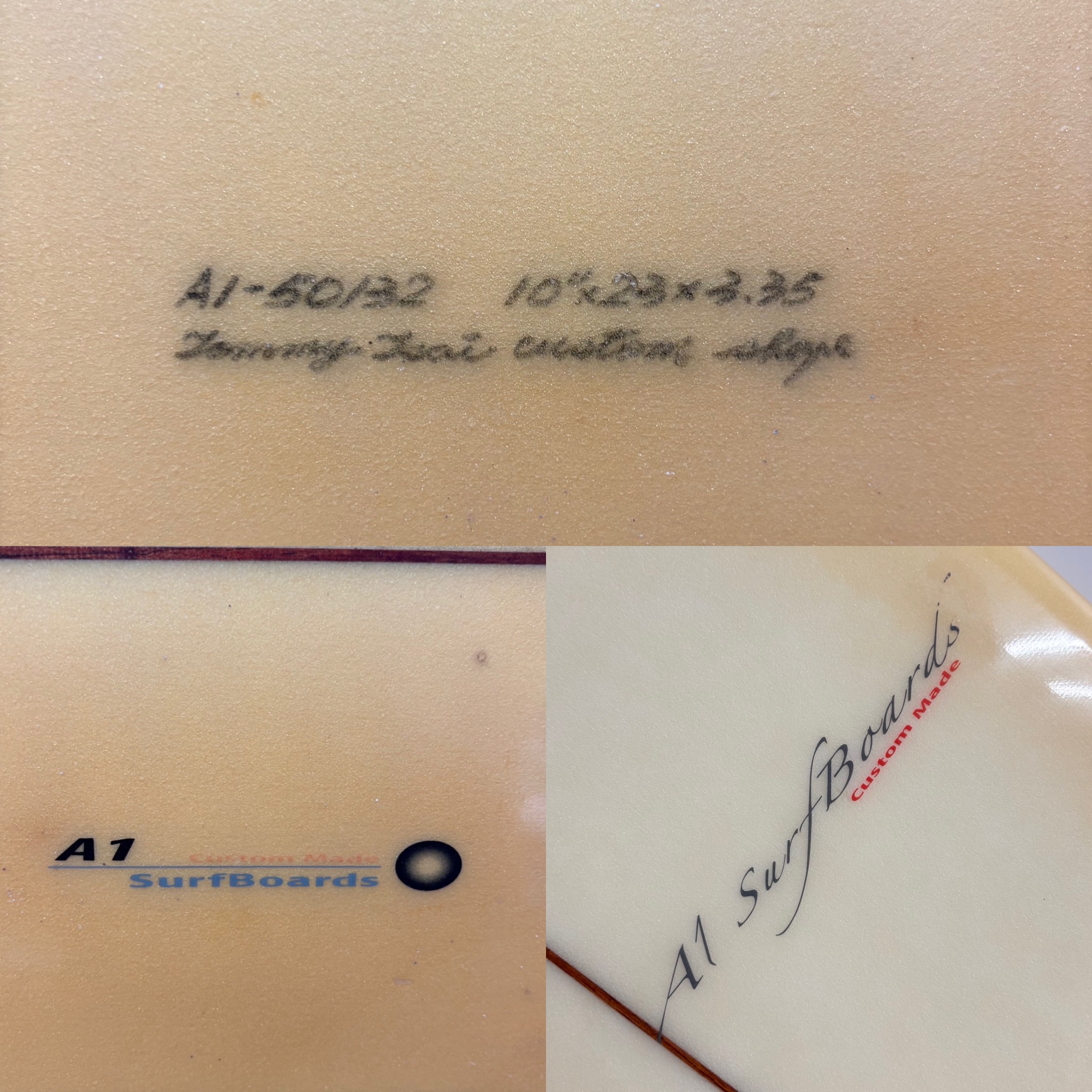 A1 SURFBOARDS / 10`0 CUSTM VINTAGE LOG