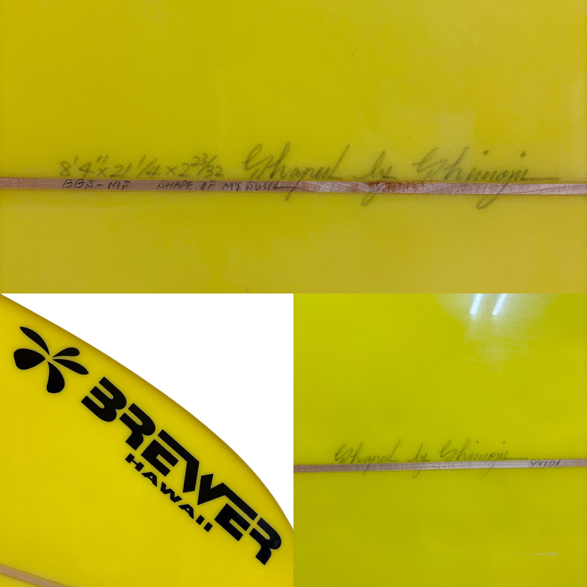 DICK BREWER / 8`4 BBS-MS Shaped by SHIMOJU