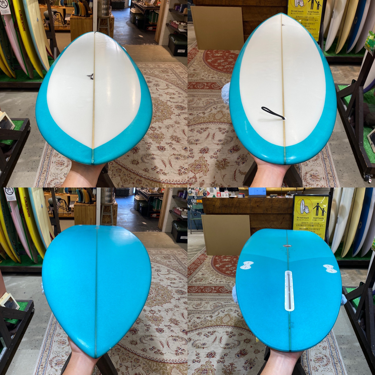 THOMAS SURFBOARDS / 7`2 UTILTY MID