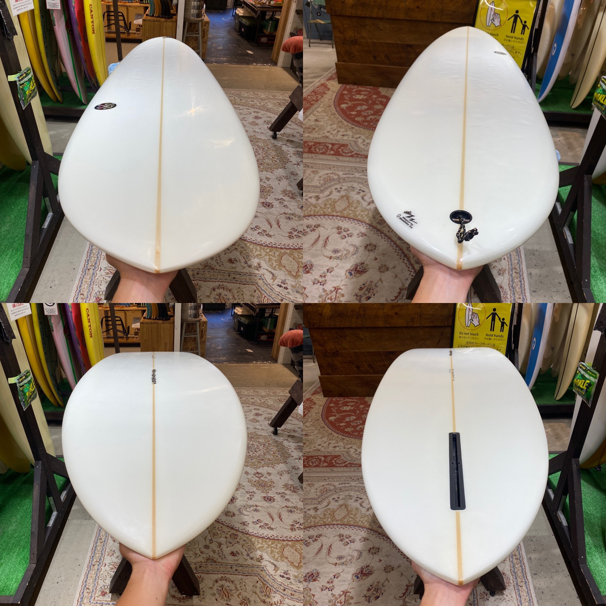 CORNER STONE SURFBOARDS / 7`8 DINO Shaped By MASAHIKO ITO
