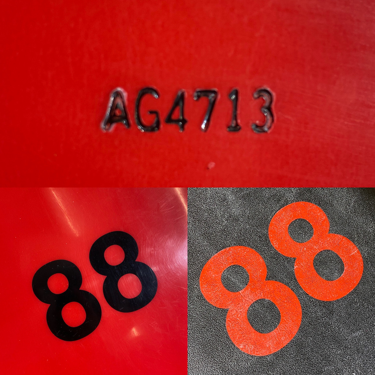 88 / 9`0 Thruster Black × Red