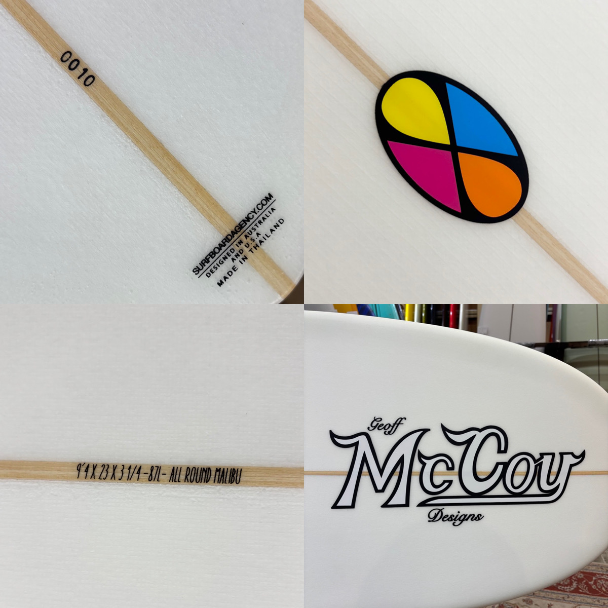 MCCOY / 9`4 ALL ROUND MALIBU EPS