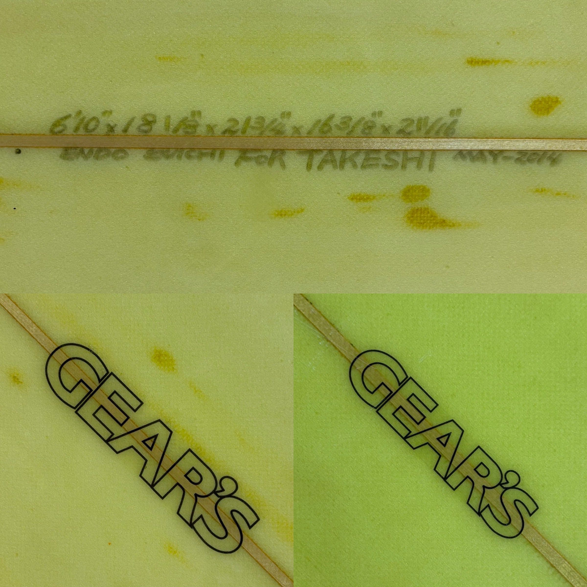 GEAR`S / 6`10 CUSTOM Shaped By Endo Yuichi