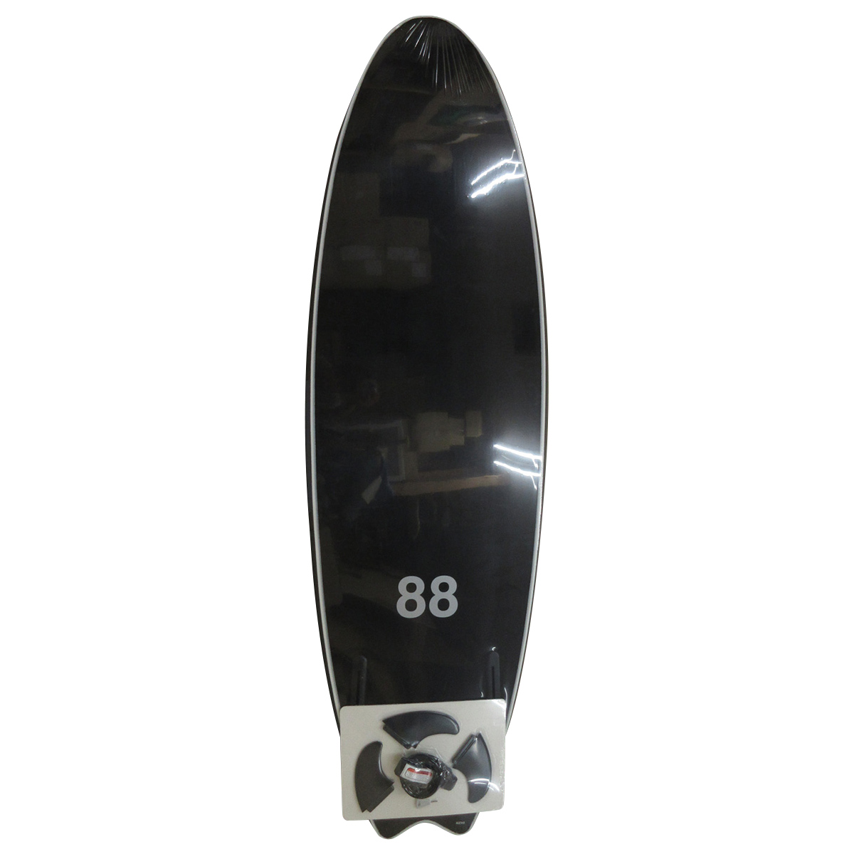 88 SURFBOARDS / THRUSTER 6`6 BLACK x BLACK