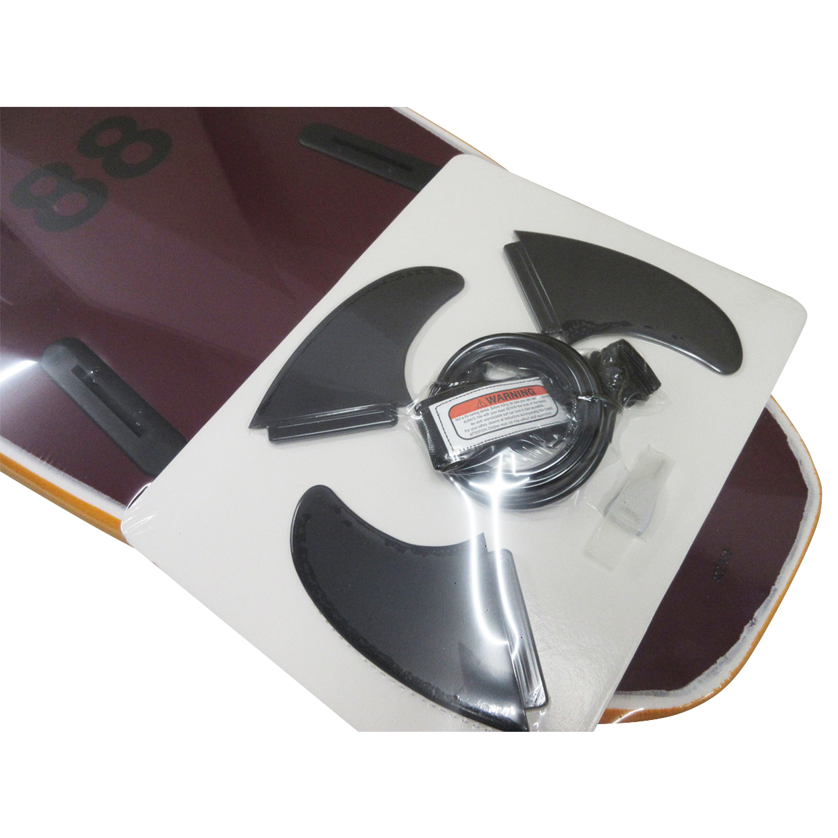 88 SURFBOARDS / THRUSTER 7`0 ORANGE x WINE