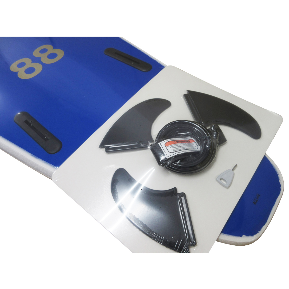 88 SURFBOARDS / THRUSTER 90 WHITE x BLUE