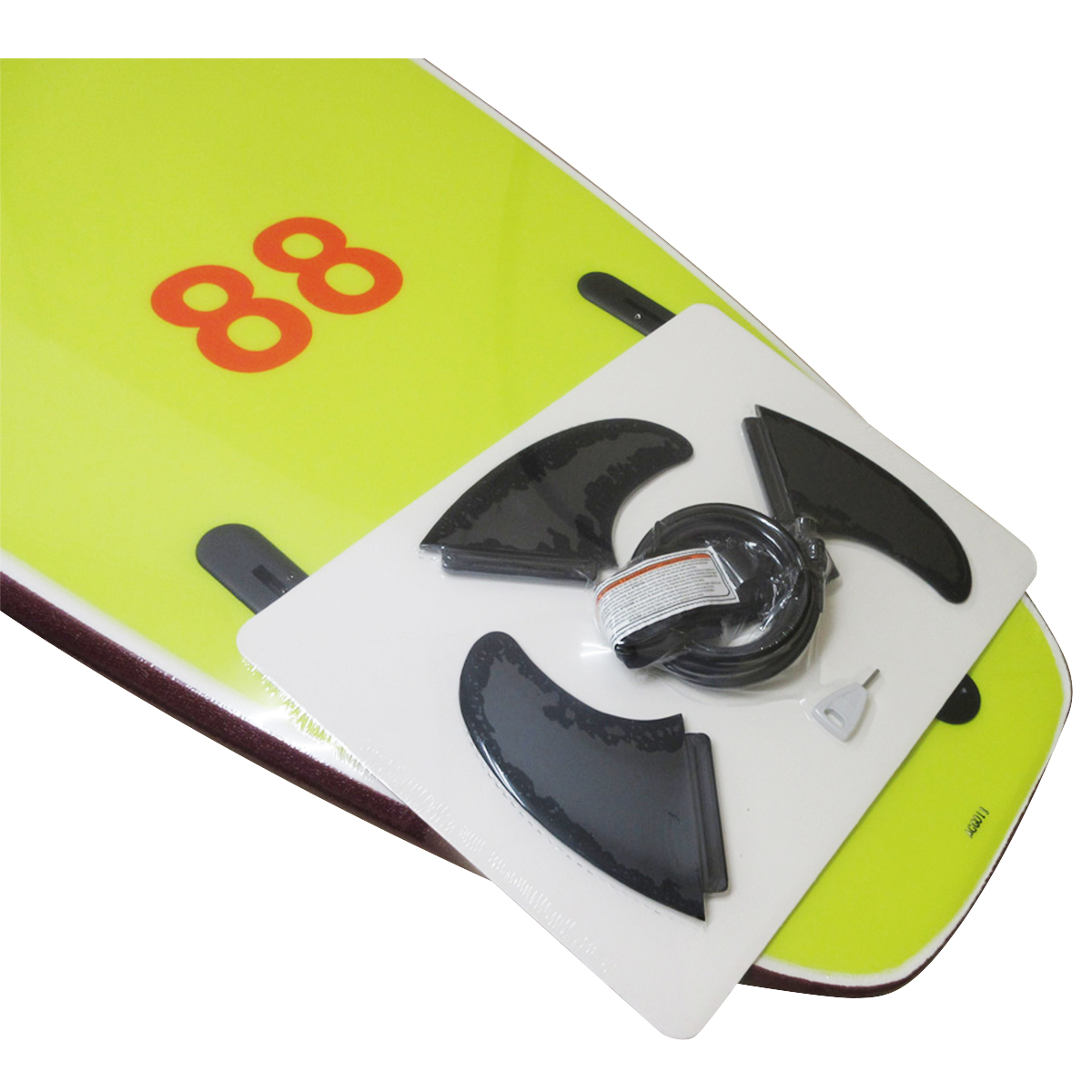 88 SURFBOARDS / HOT ROD 6`4 3FIN Wine/Fluro