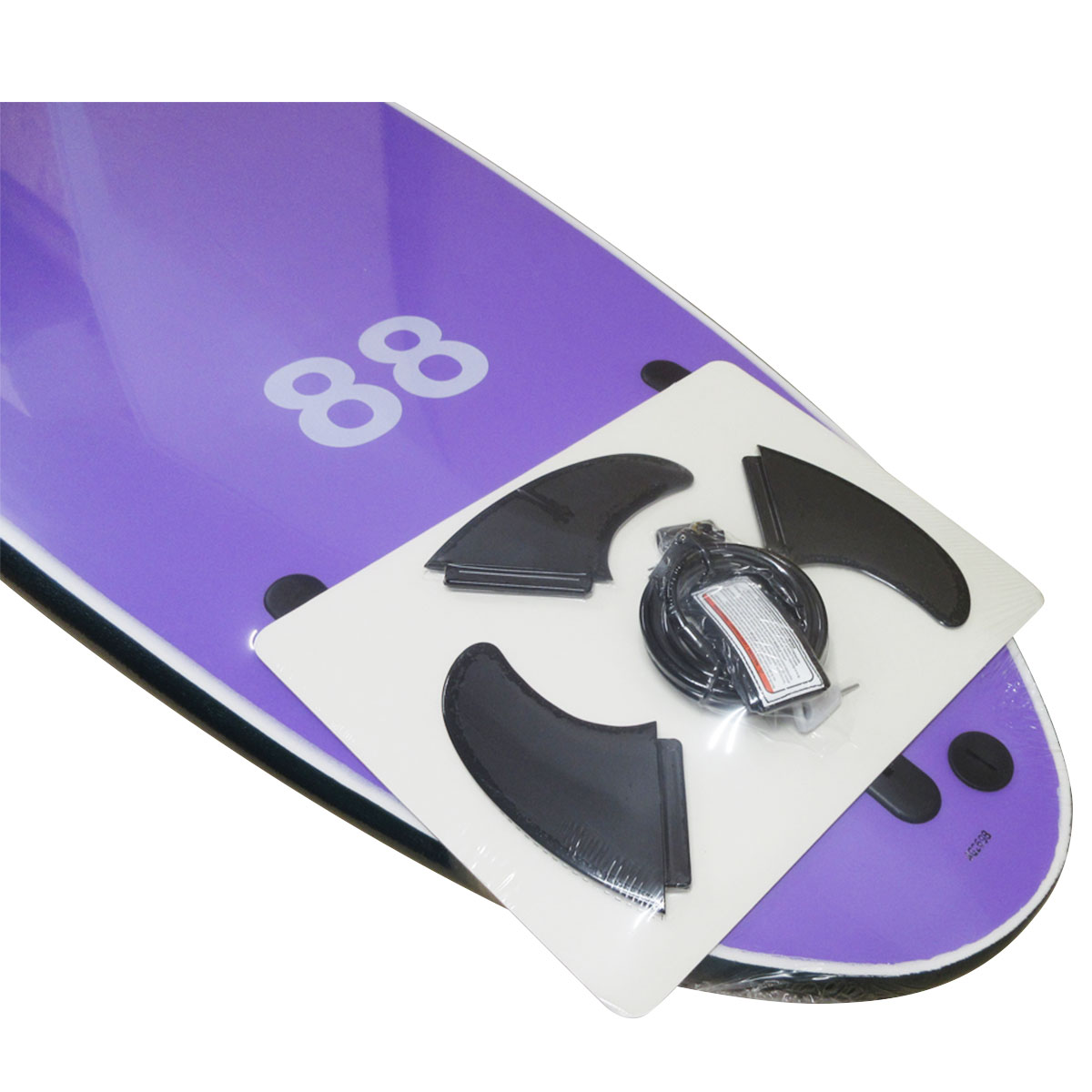 88 / Thruster 6`4 Round Tail Olive / Purple