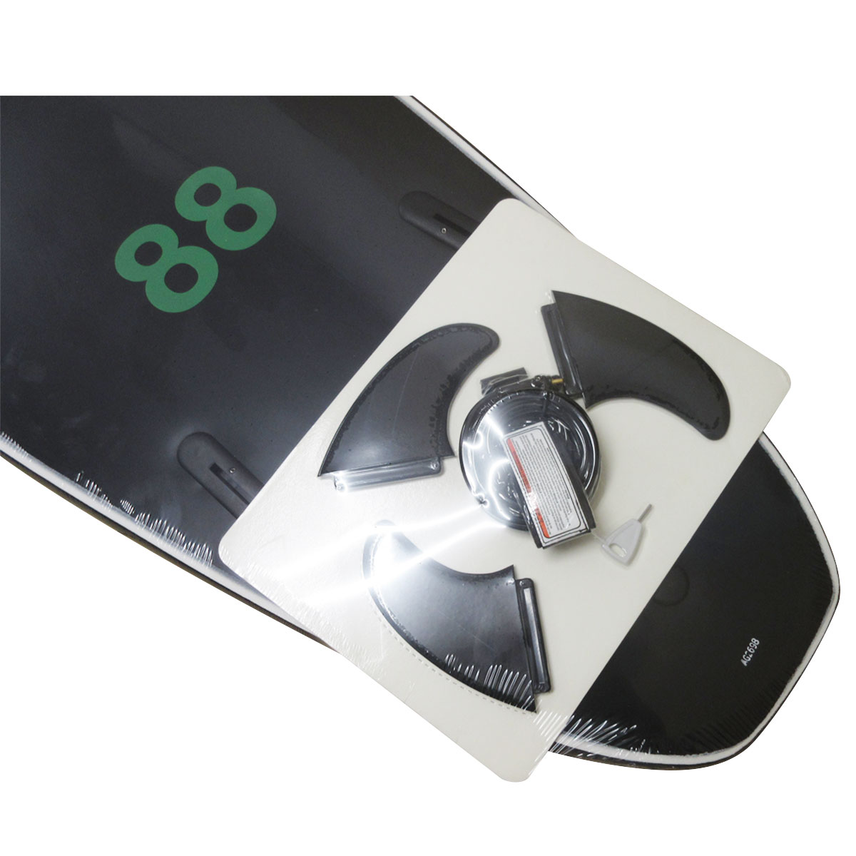 88 / Thruster 7`0 Black × Black / Green Logo