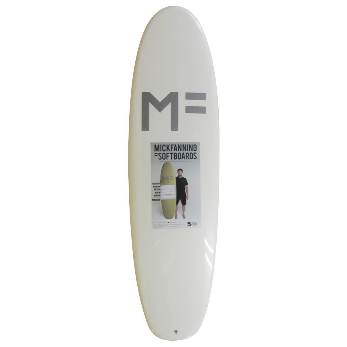 MF SOFTBOARDS / BEASTIE 6`0 FCS2 WHITE