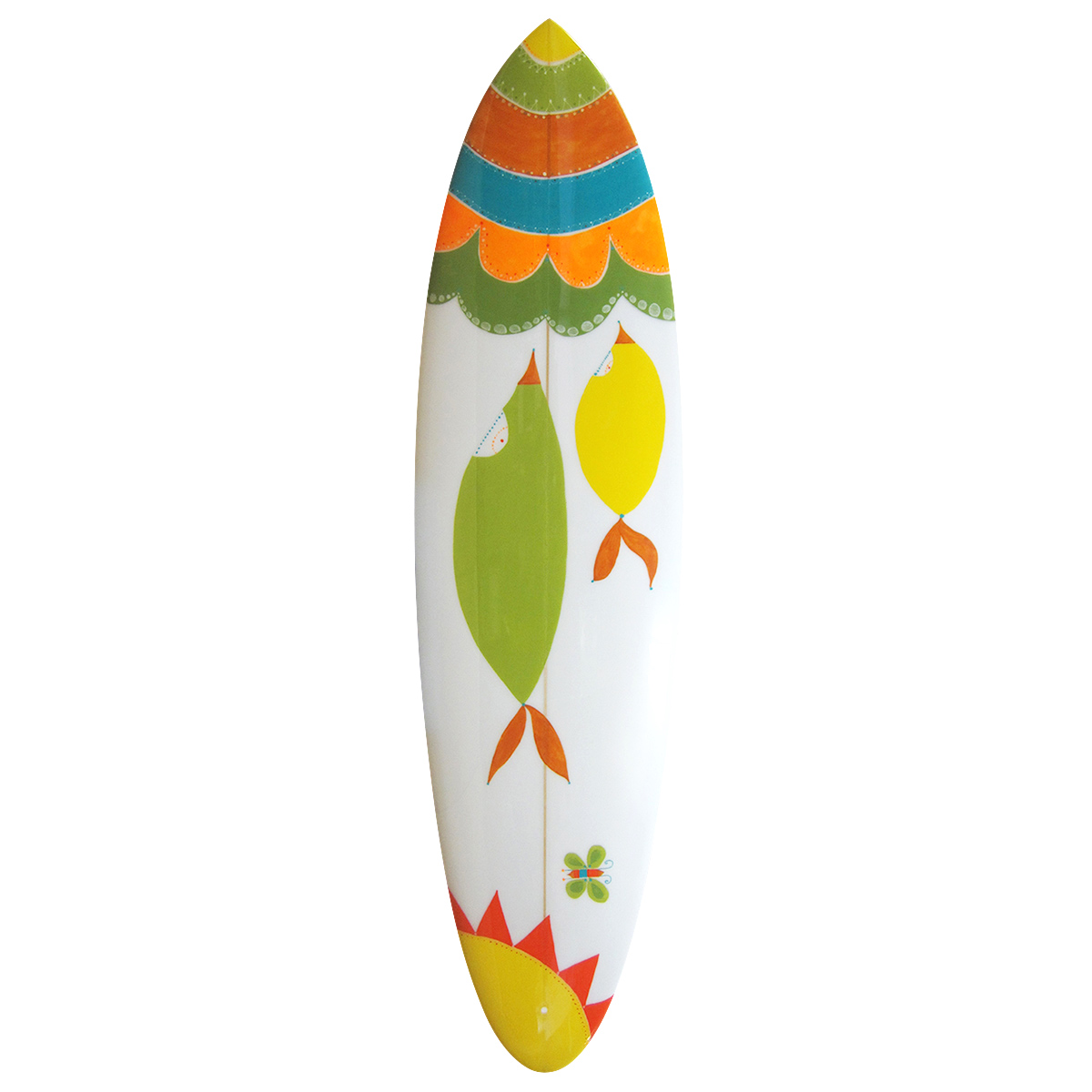 GARY HANEL / Gary Hanel Surfboards / Tear Drop Bonzer 6`8 Artwork by Andy Davis