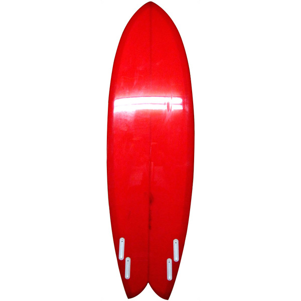 Mitsven / Quad Fish 6`4 Shaped by Bob Mitsven