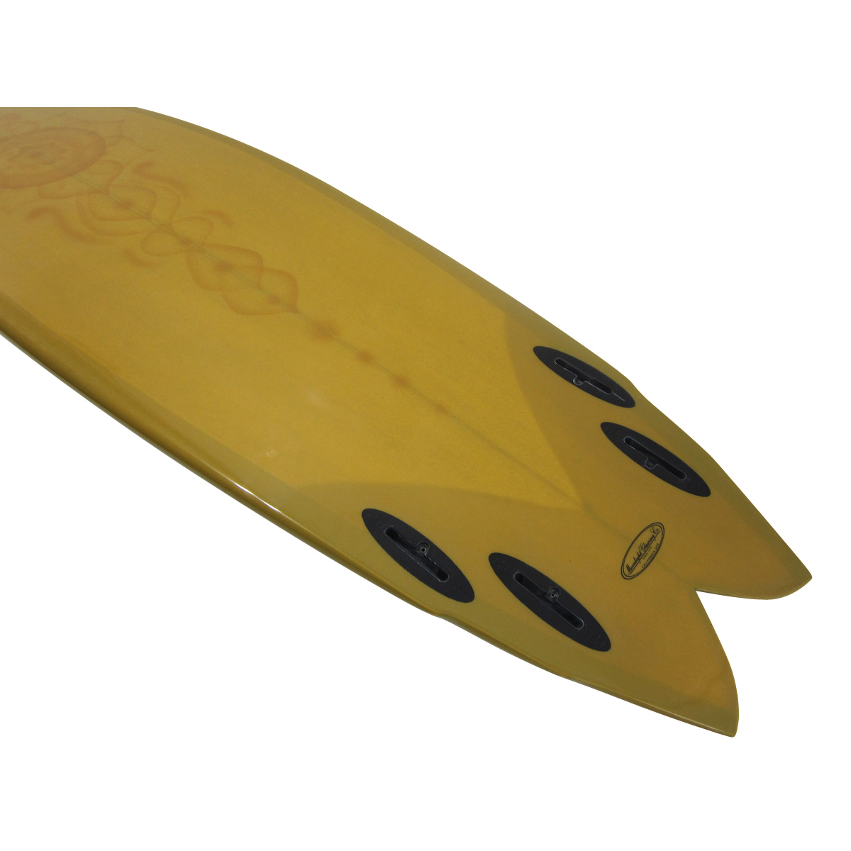 Mandala / Double Wing Quad Fish 5`8 MOON LIGHT GLASSING製 