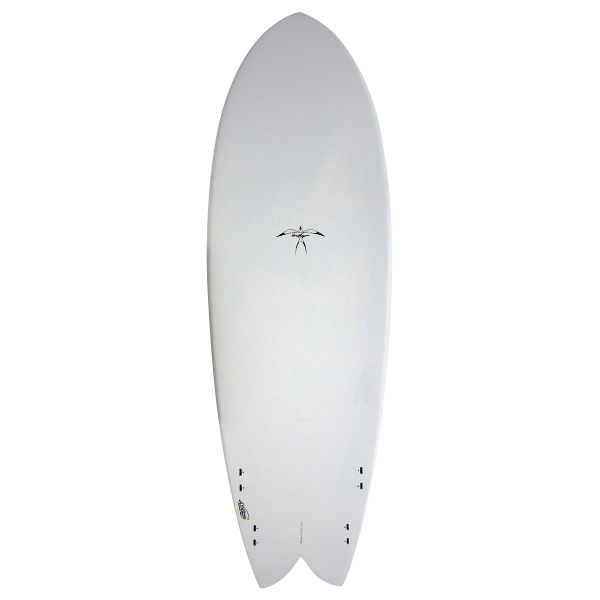 HAWAIIAN PRO DESIGNS / AVISO 5`8 RETRO QUAD FISH WHITE PRO