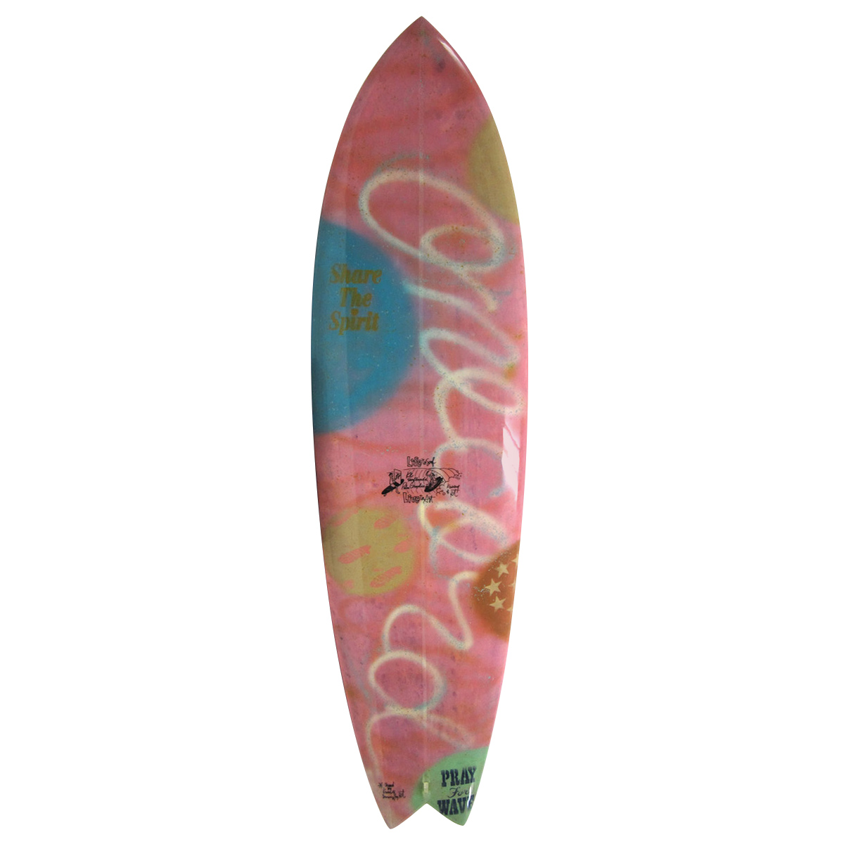  / KI Surfboards & Palm Graphics / 7`2 Alternative Fish