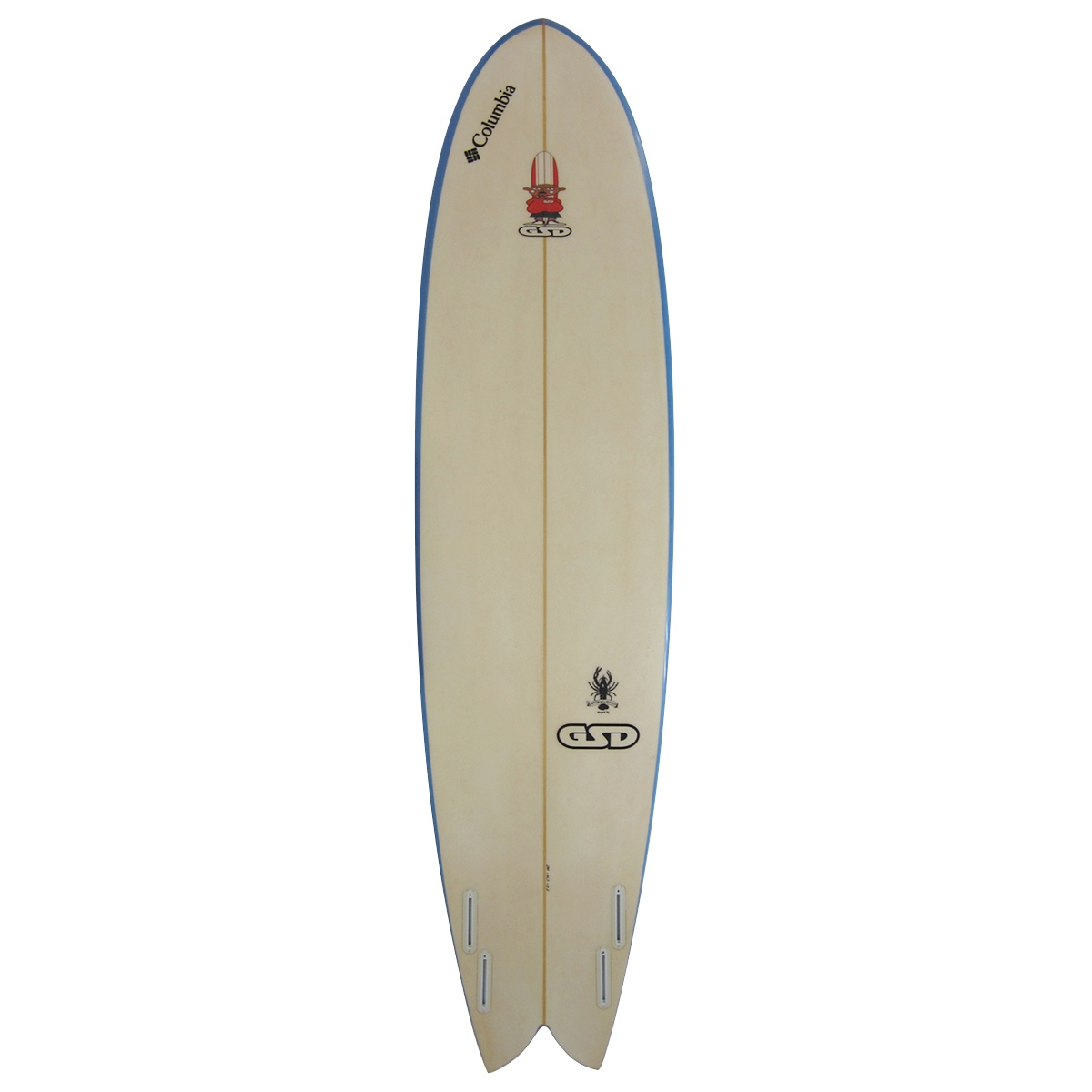 gabo surf /  7`10 Custom Fish shaped by Backsidelobster