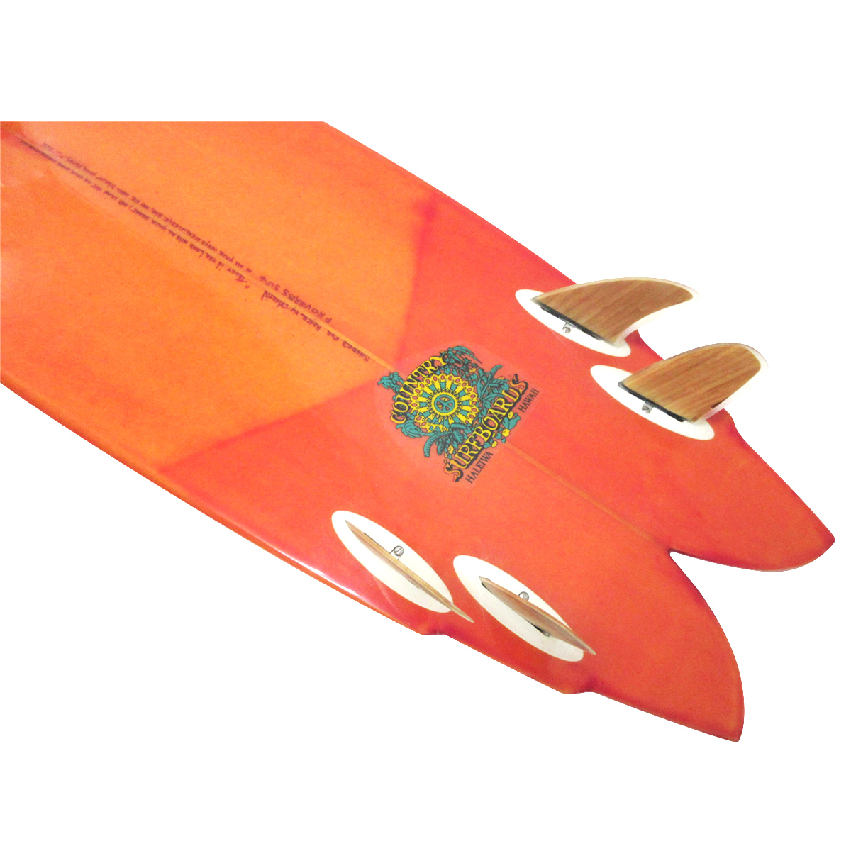Country Surfboards / Doublewing Quad Fish Shaped by Terry Martin