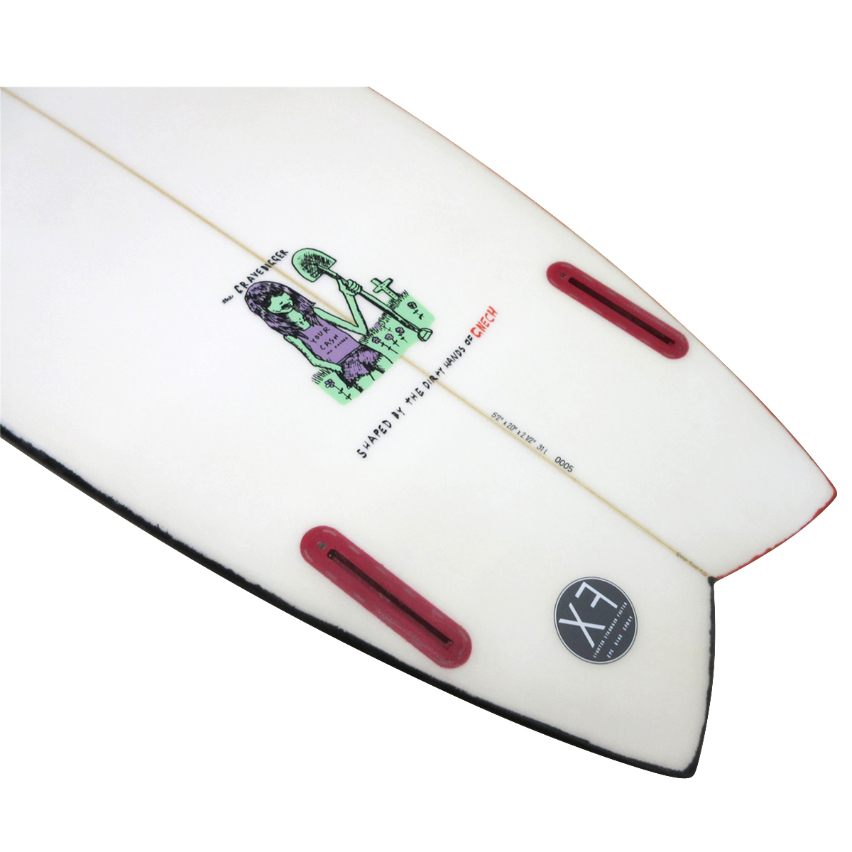 Vampirate Surfboards / GRAVE DIGGER FX EPS /EPOXY 5`2