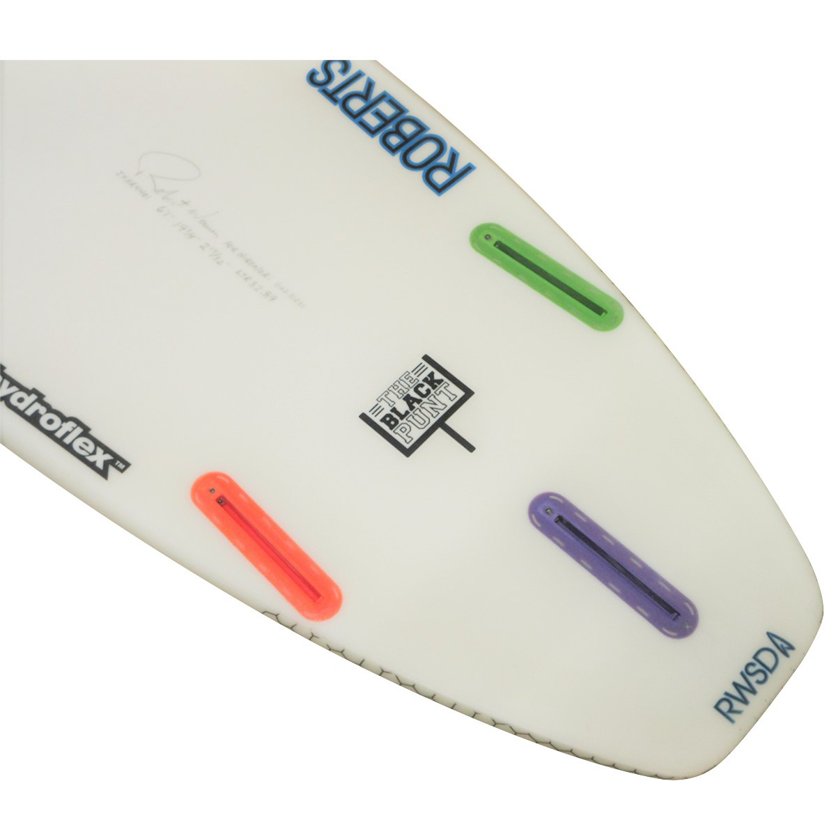 Roberts Surfboards  / THE BLACK PUNT 6`1 Hydro Flex 