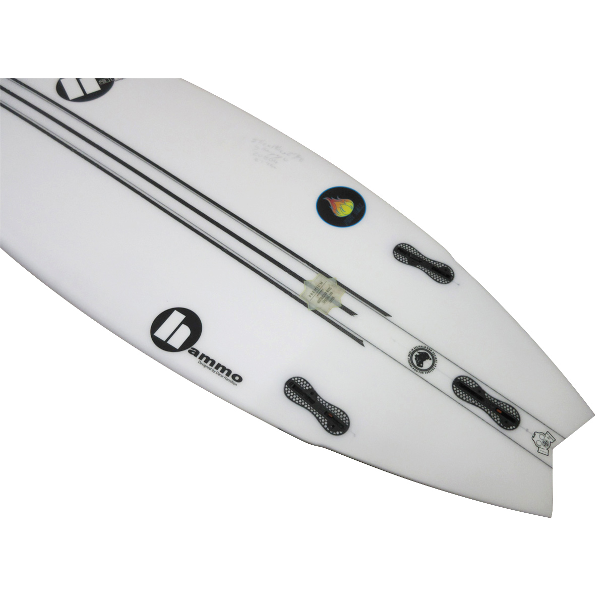 Hammo surfboard, fireball