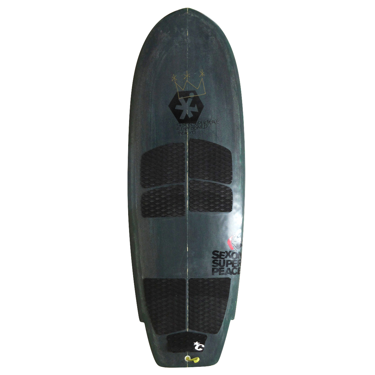  / SEXON SUPER PEACE x RIVER MOUTH SURFBOARDS / SIMMONS 5`4