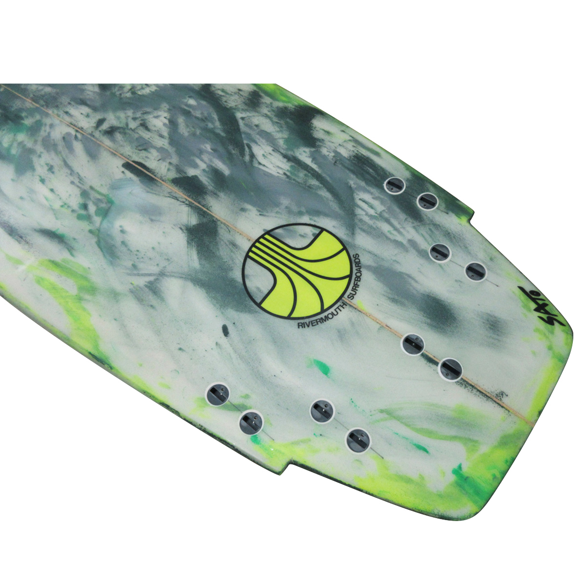 SEXON SUPER PEACE x RIVER MOUTH SURFBOARDS / SIMMONS 5`4