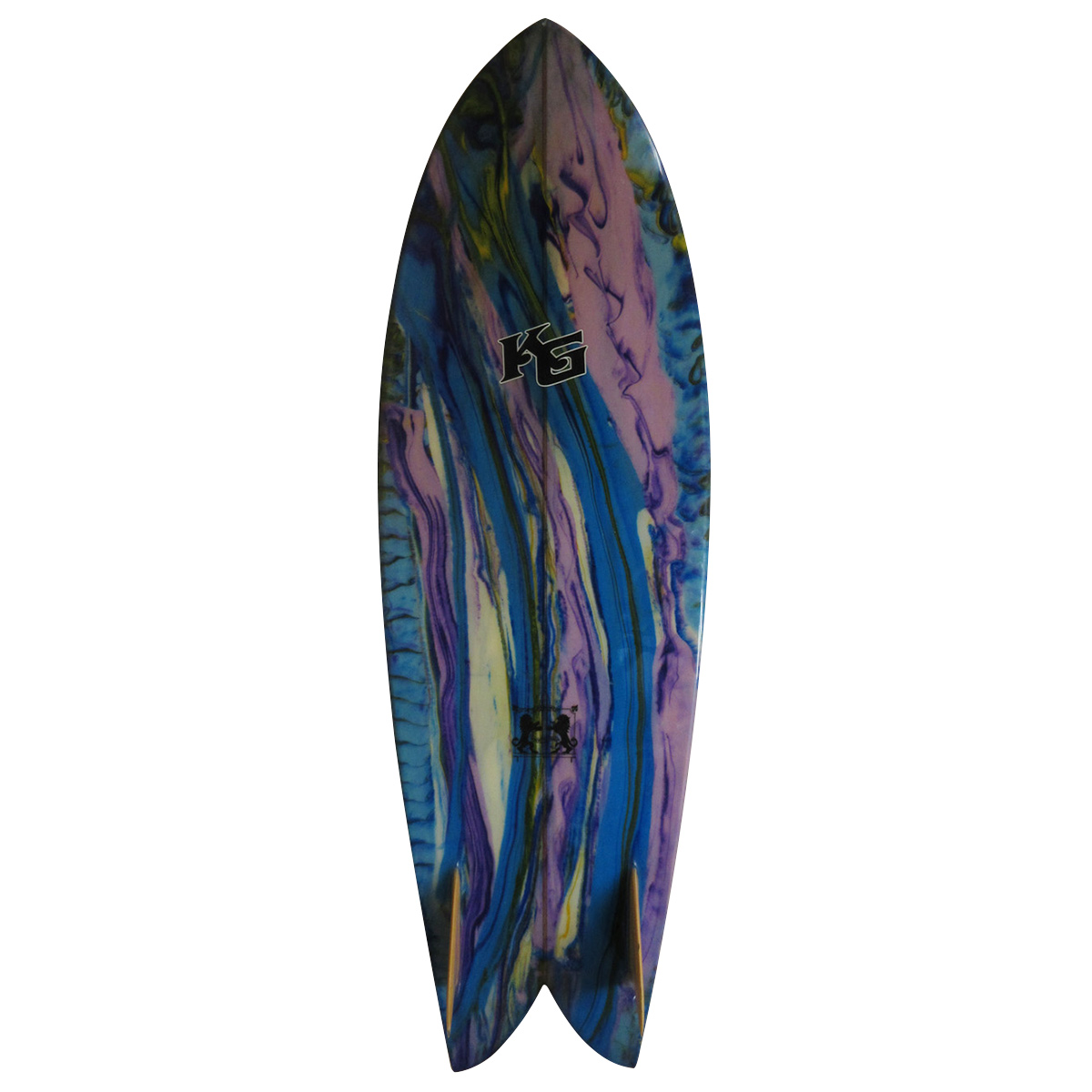 KANE GARDEN / Twin Keel Fish 5`10 Shaped by Larry Mabil