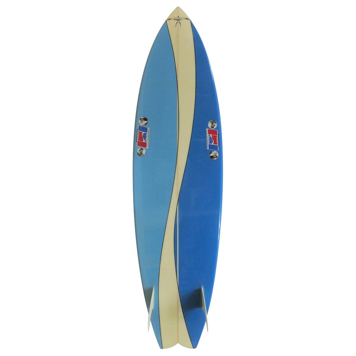 Hawaiian Pro Designs / Larry Bertlemann Twin Fin 6`8