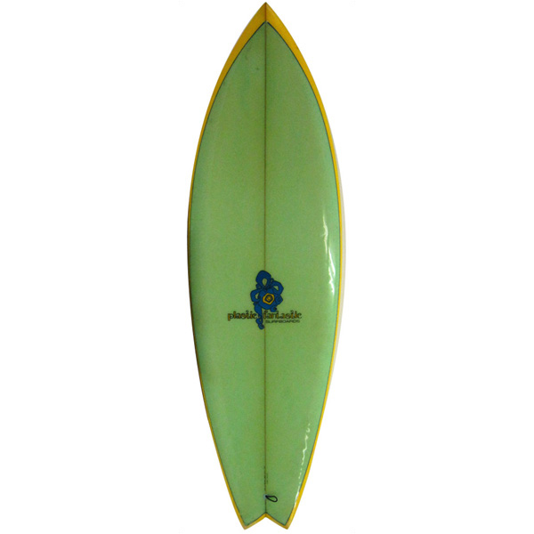 Plastic Fantastic  / 70`S Single Fin 5`10 Fish 